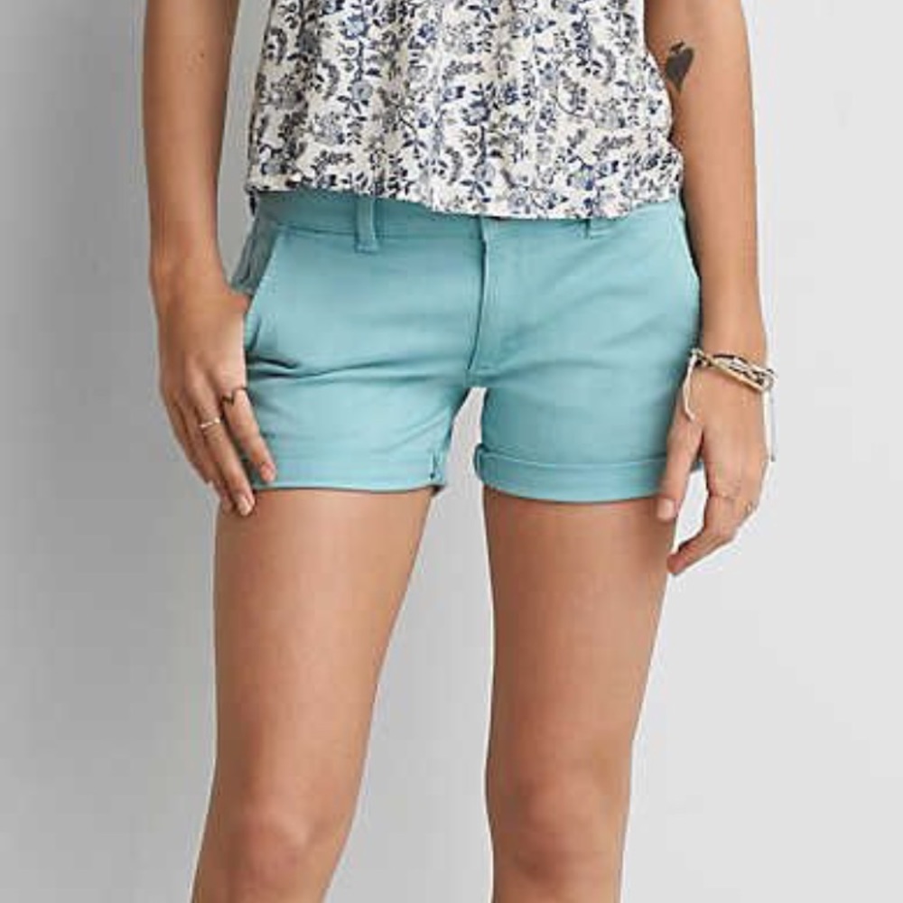 NWT American Eagle twill x midi shorts